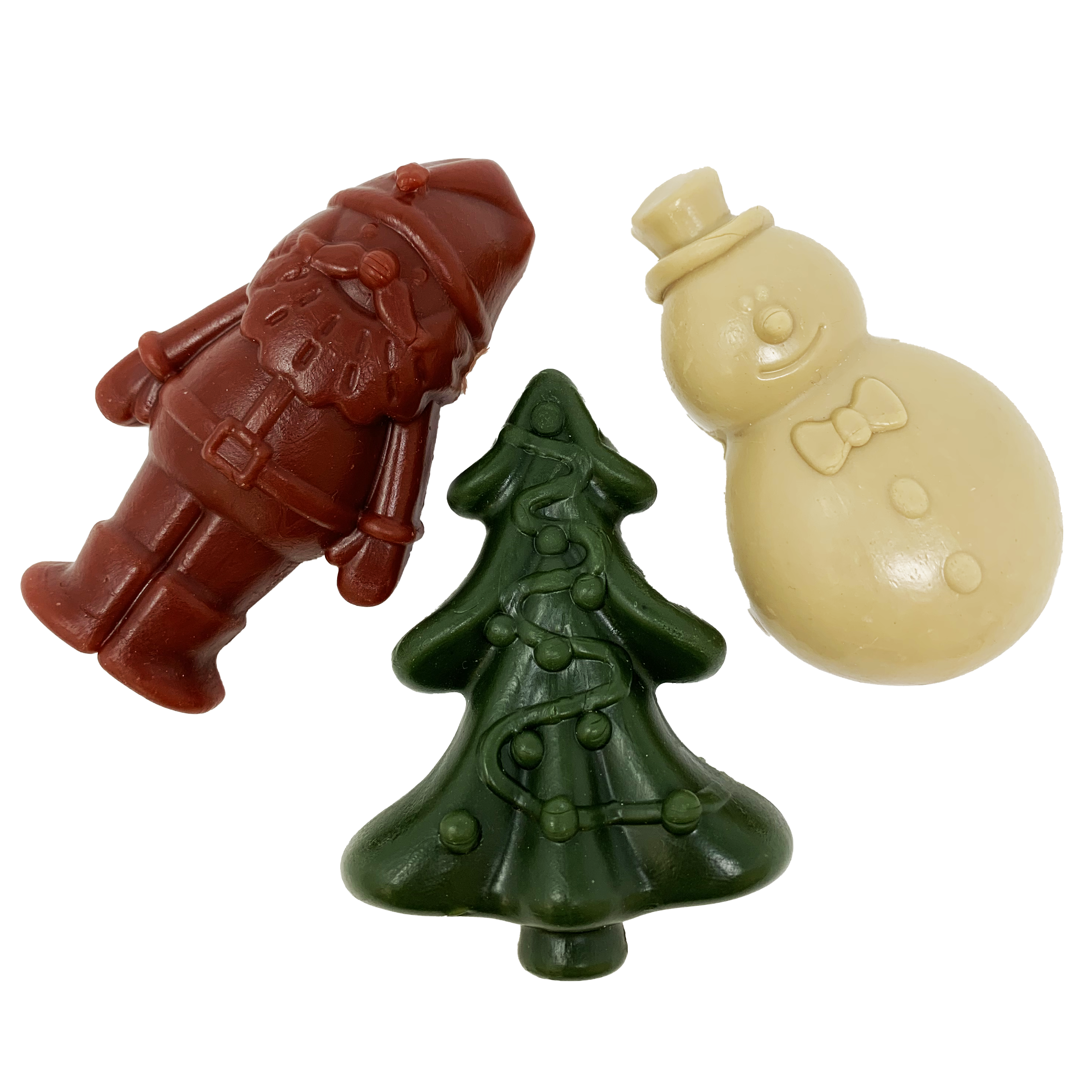 Festive Natural Treats Assorted Snowman, Tree, Reindeer