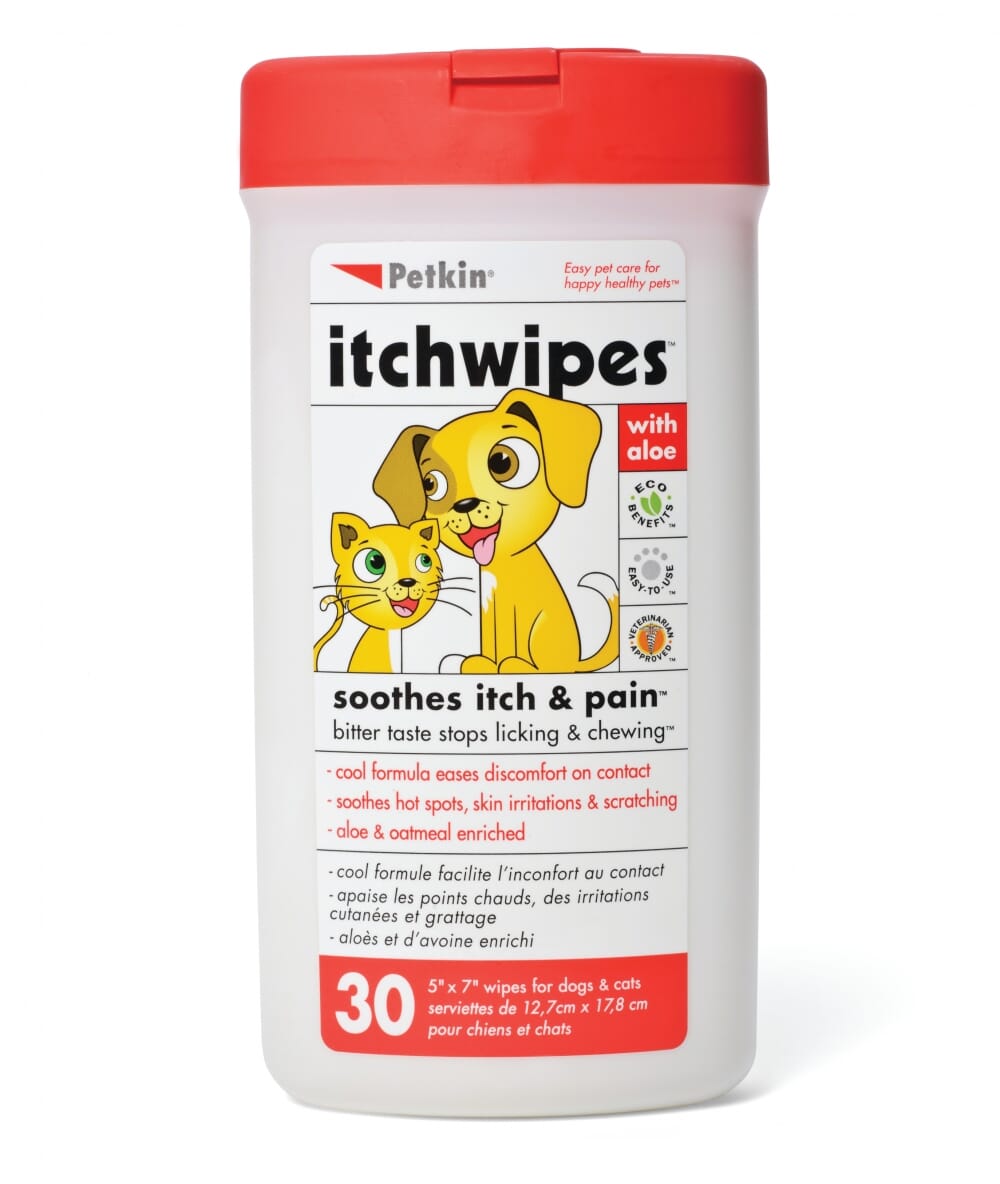 Petkin Itch Stop Wipes 
