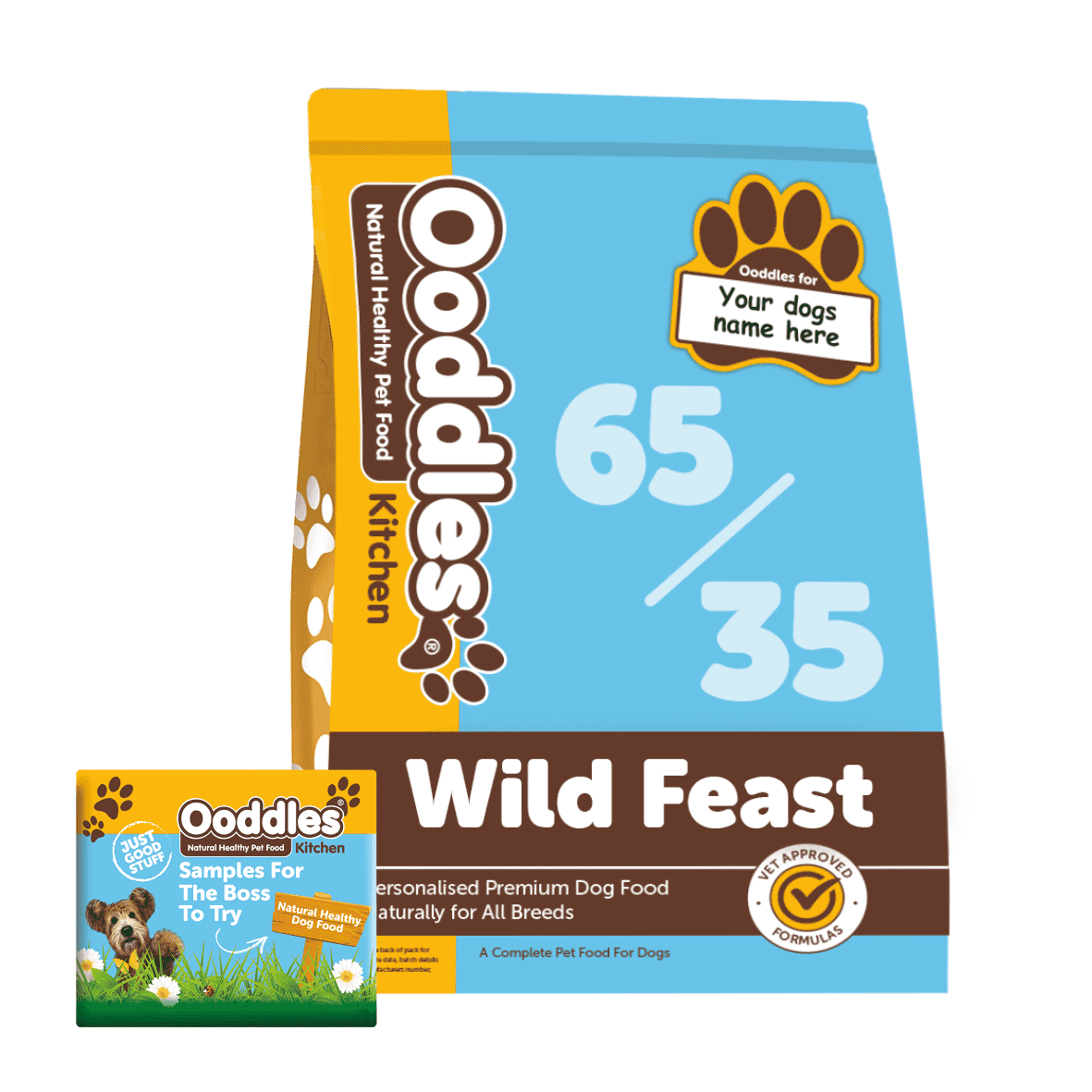 Wild Feast Multi Protein - Venison, Rabbit, Beef, Turkey & Salmon 65/35